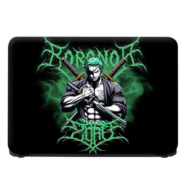 Laptop Skin - Zoro Green