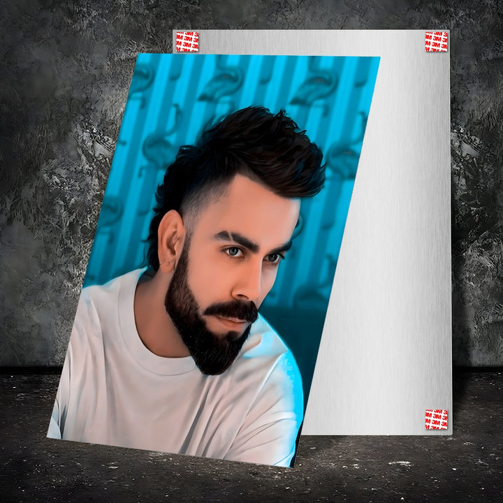 Metal Poster - Indian Cricketer Virat Kohli VK02