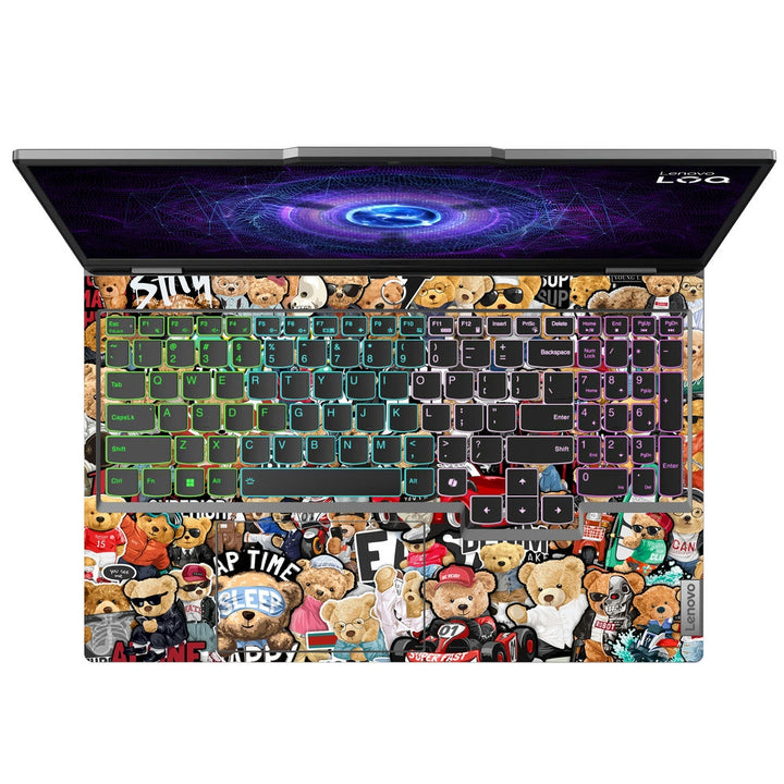 Lenovo LOQ Laptop Skin - Teddy Sticker Bomb