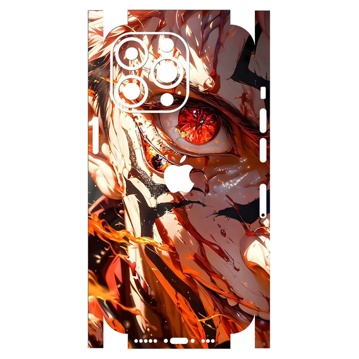 Apple iPhone Skin Wrap - Demon Slayer Eye