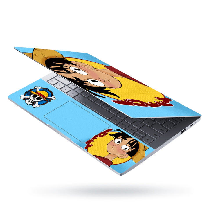 Laptop Skin - Monkey D Luffy Yellow Circle