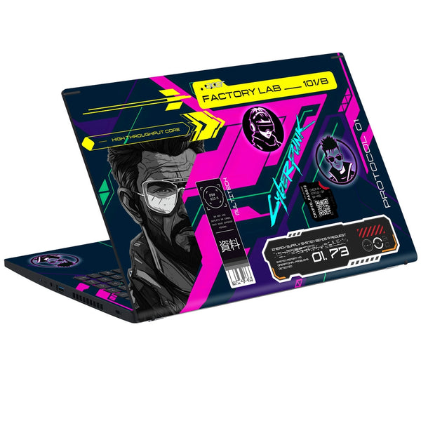 Acer Laptop Skin - Cyberpunk Neon Nexus