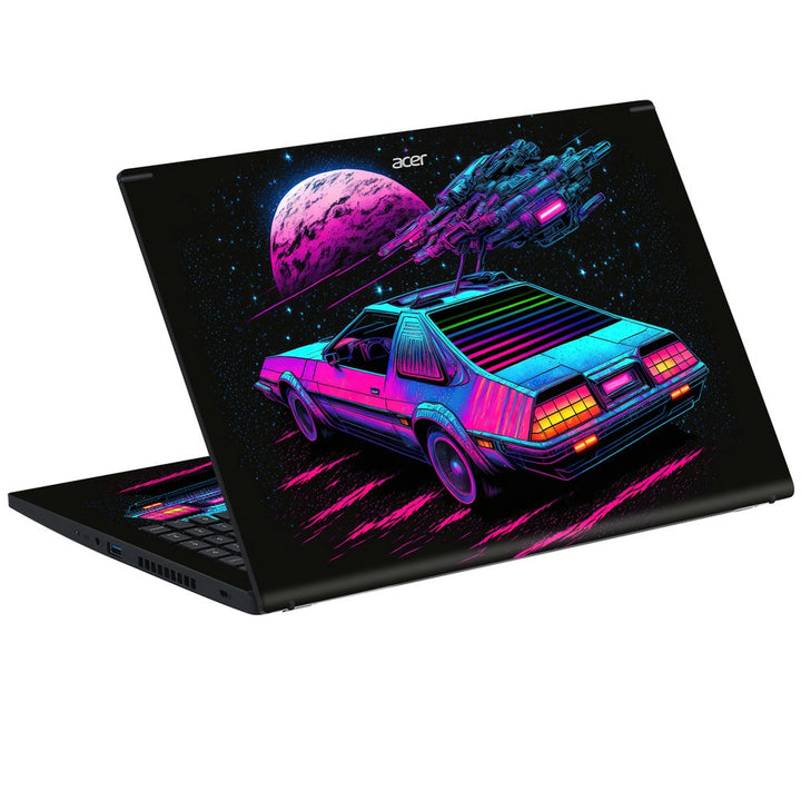 Acer Laptop Skin - Retro Futuristic Ride