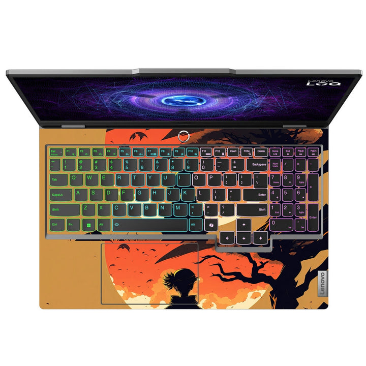 Lenovo LOQ Laptop Skin - Girl Under the Full Moon Blood and Tree