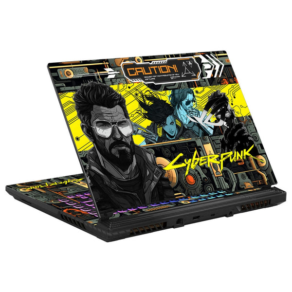 Asus Laptop Skin - Cyberpunk Glitch Hunter