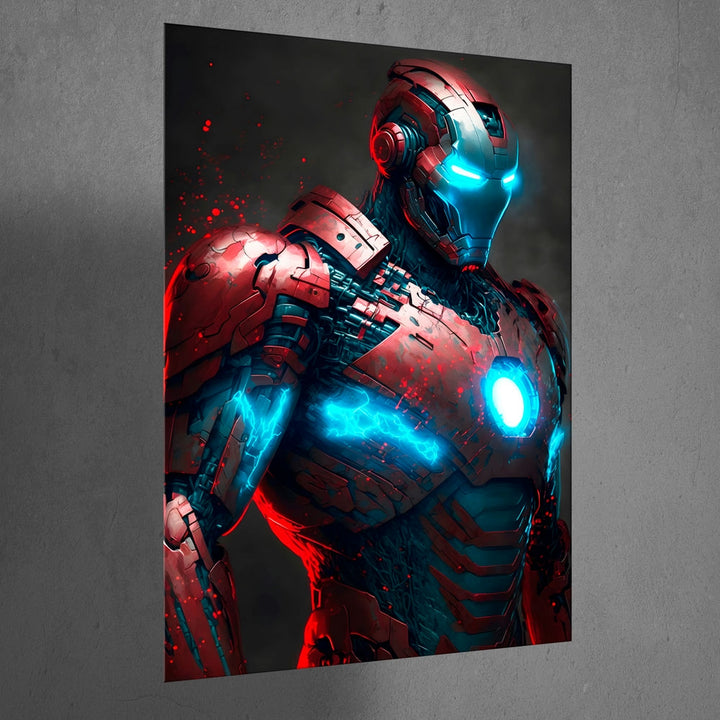 Metal Poster - Superhero Iron Man IM12