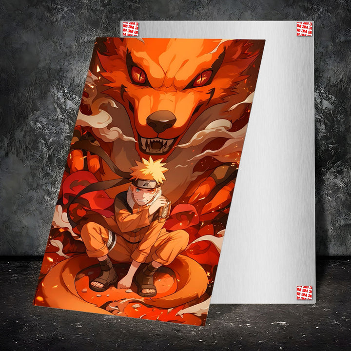 Metal Poster - Kurama Nine Tails