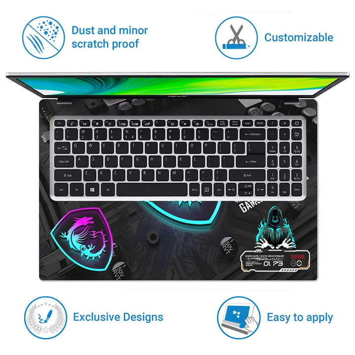 Laptop Skin - Made for Gamers & Creators