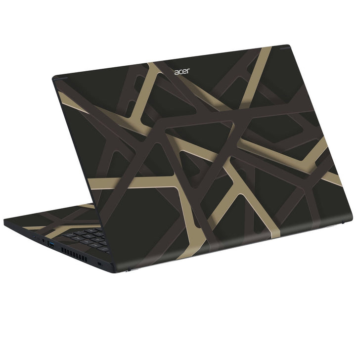 Acer Laptop Skin - Golden Grid