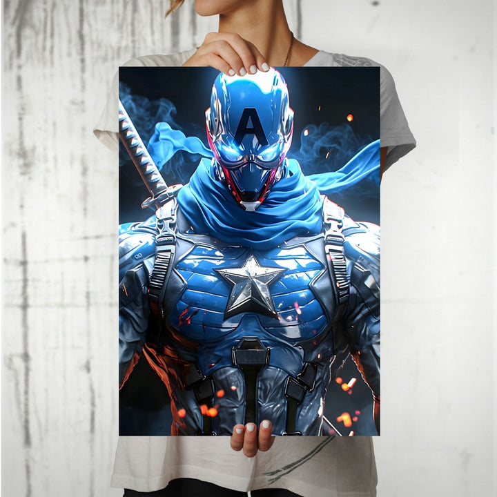 Metal Poster - Superhero Captain America CAP14