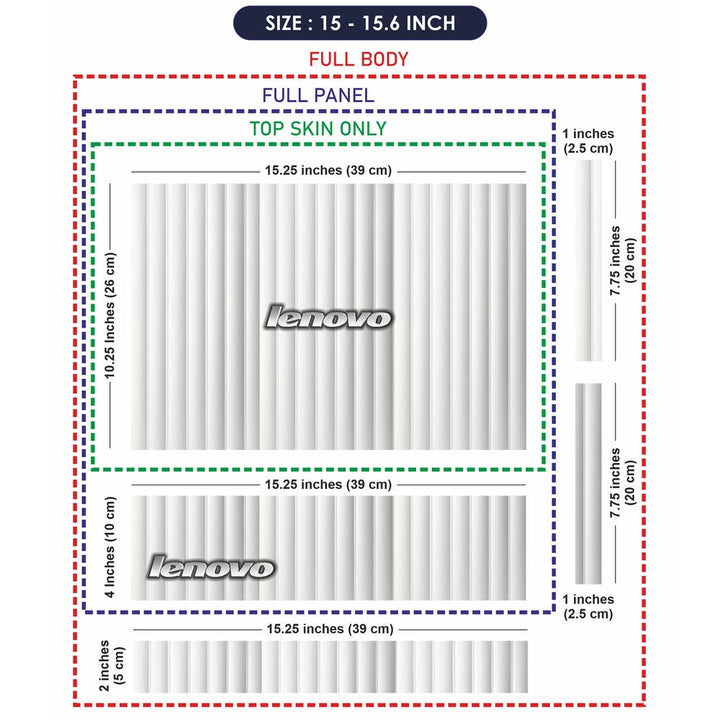 Laptop Skin - Lenovo on While Lines