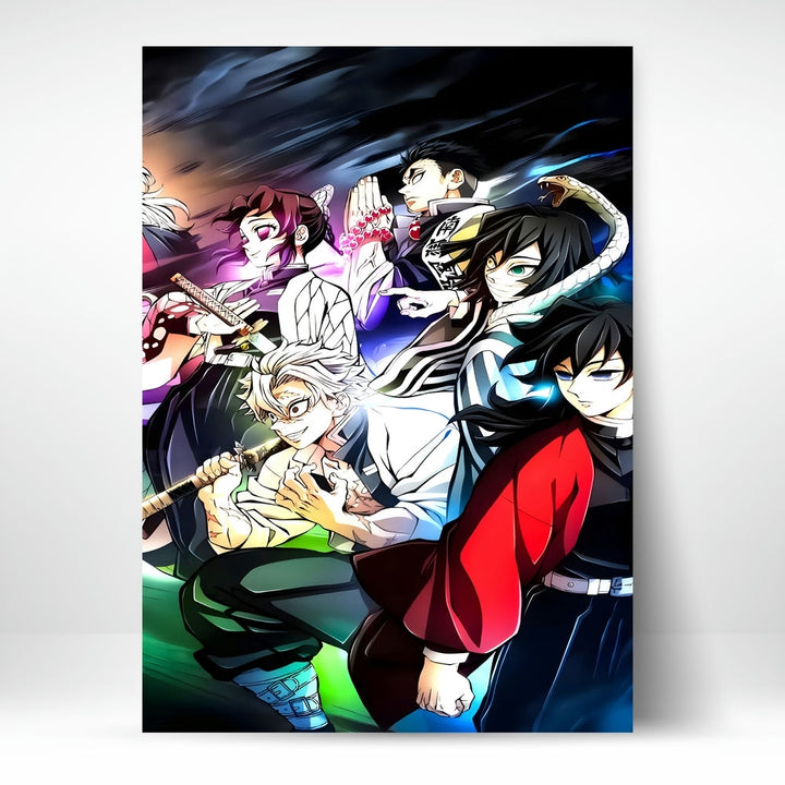 Metal Poster - Anime Demon Slayer DS01