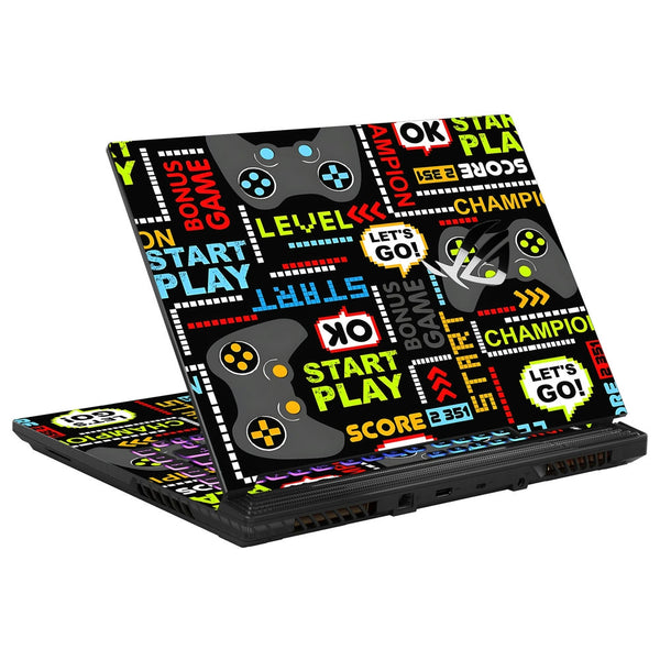 Asus Laptop Skin - Retro Gaming Fun