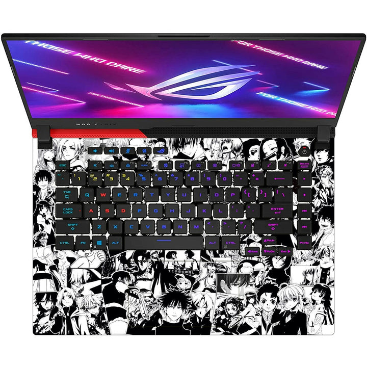 Asus Laptop Skin - Anime Sticker Bomb BW DS2