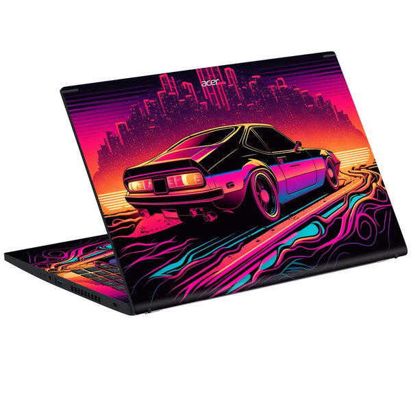 Acer Laptop Skin - Retro Skyline Glow