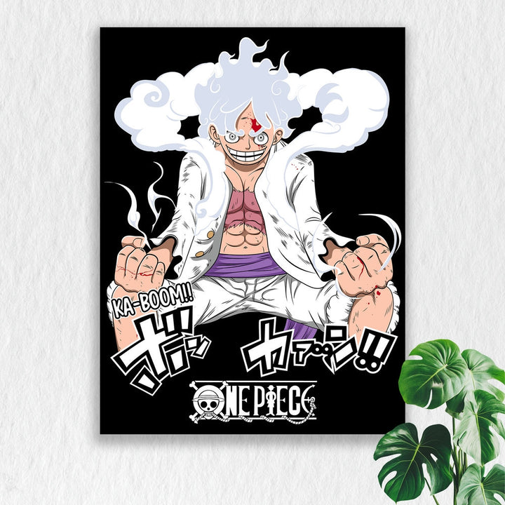 Self Adhesive Textured Vinyl Poster One Piece Gear Fifth Awakening