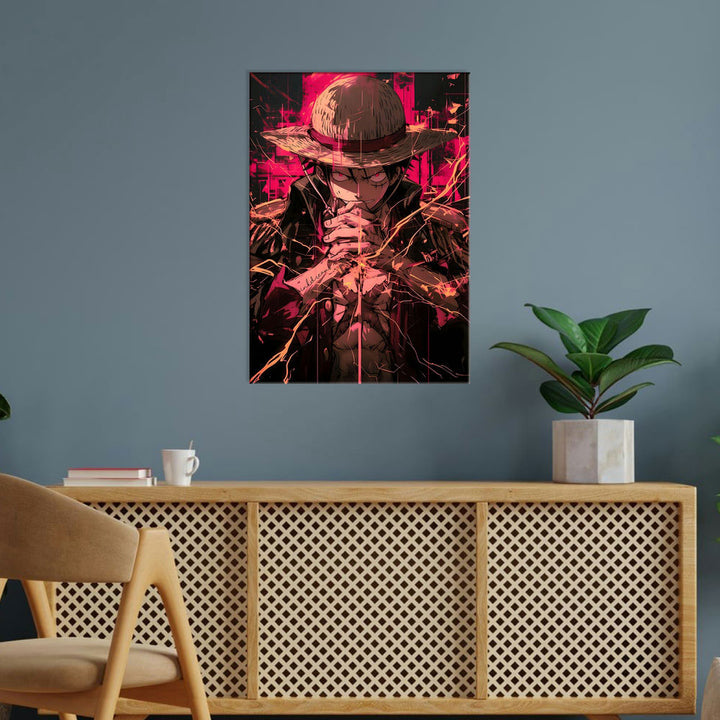 Metal Poster - One Piece Monkey D Luffy OP06