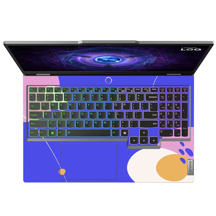 Lenovo LOQ Laptop Skin - Purple Floral Pattern