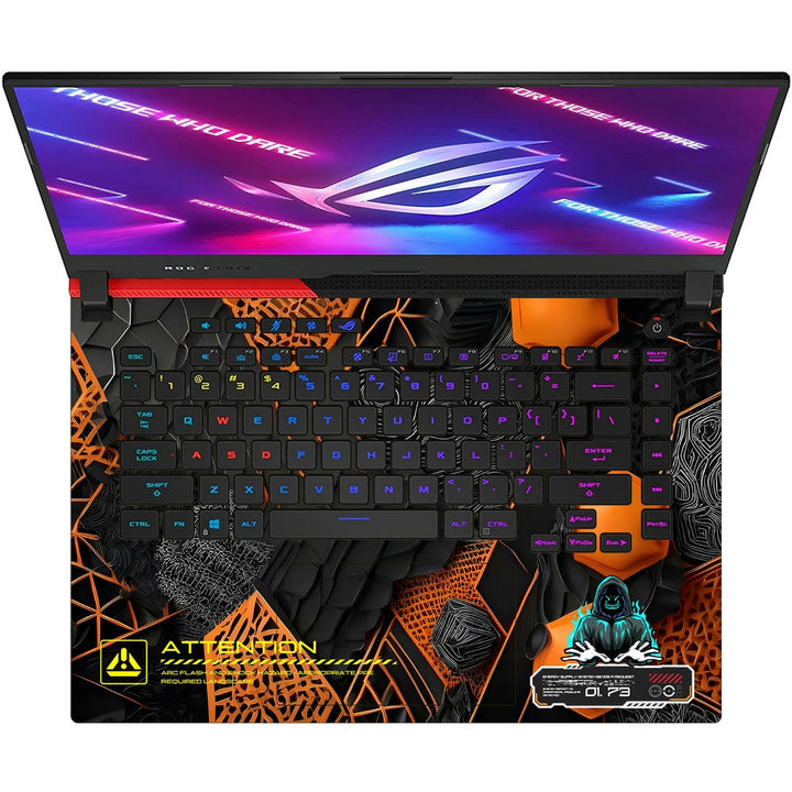 Asus Laptop Skin - Cyberpunk Digital Enforcer