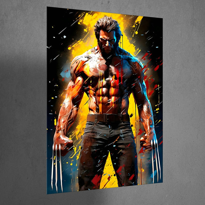 Metal Poster - Superhero Wolverine WOL02