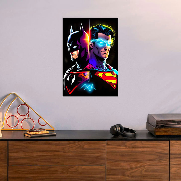 Metal Poster - Superhero Superman Vs Batman SUBA01