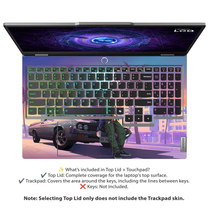 Laptop Skin - GTA 6 Retro Escape