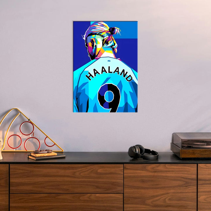 Metal Poster - Footballer Erling Haaland EH01