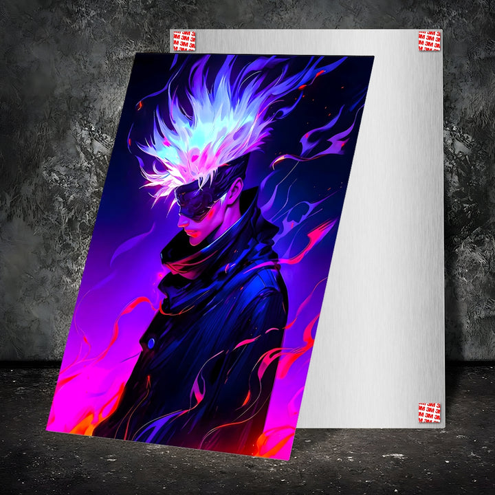 Metal Poster - Anime Satoru Gojo SG09