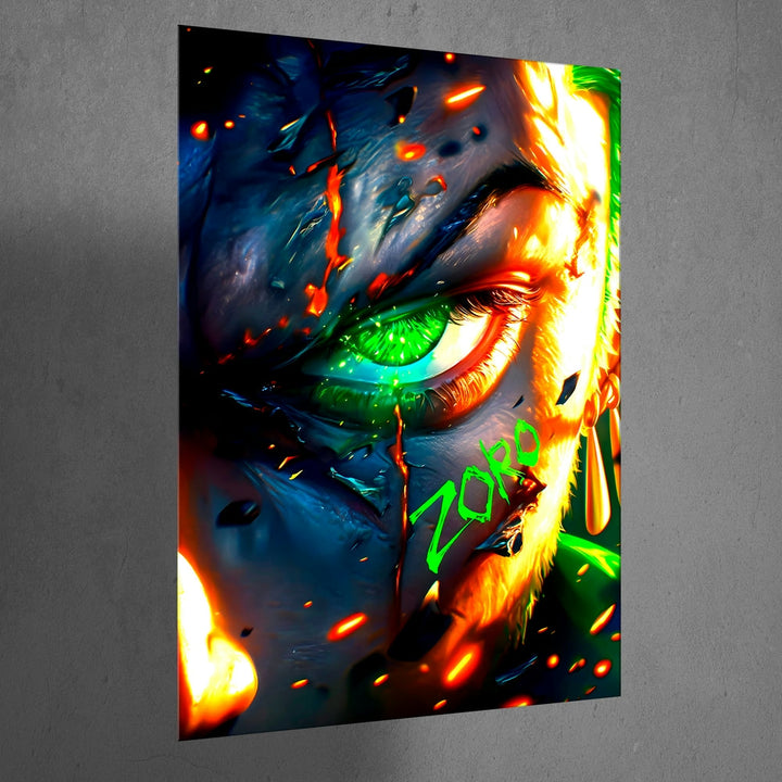 Metal Poster - One Piece Roronoa Zoro OP49