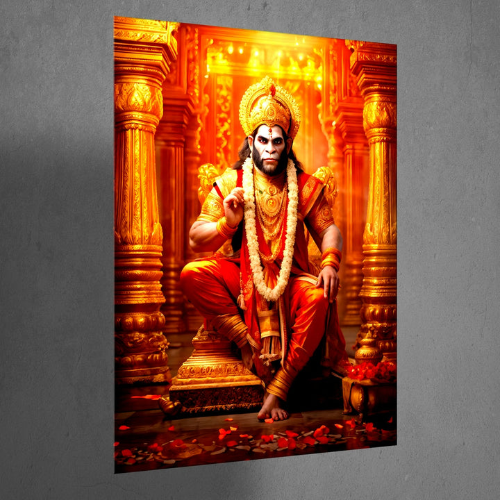 Metal Poster - Lord Hanuman LH05