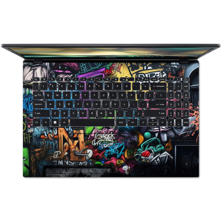 Acer Laptop Skin - Wooden M Graffiti