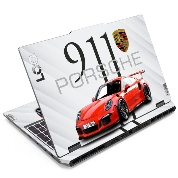 Laptop Skin - Porsche 911 Red Convertible