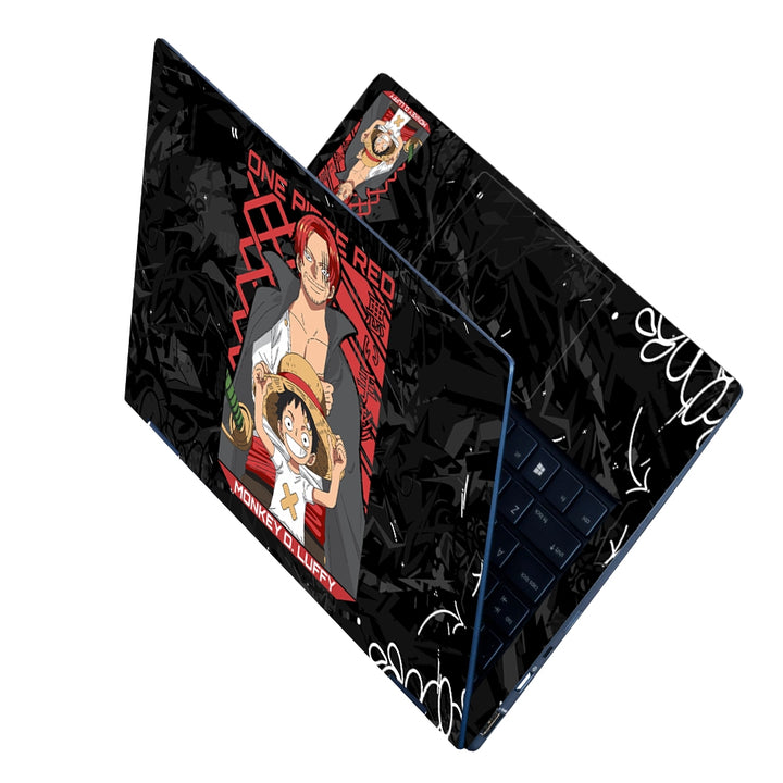 Laptop Skin - One Piece Anime Onepiece Red