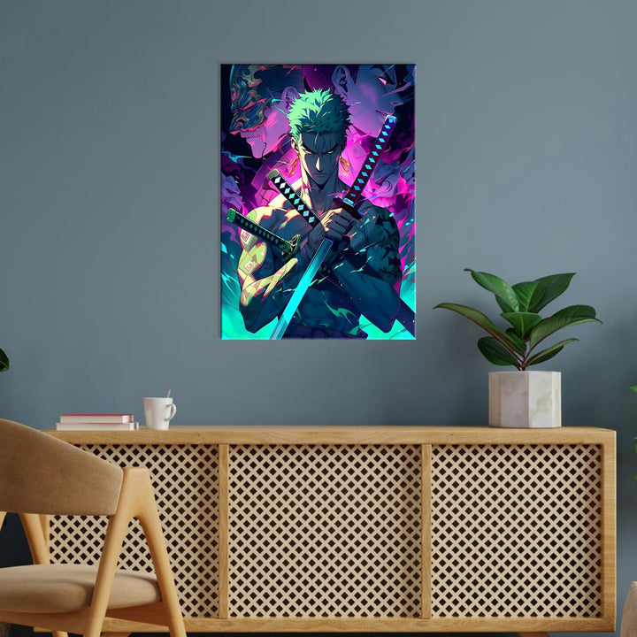 Metal Poster - One Piece Roronoa Zoro OP32