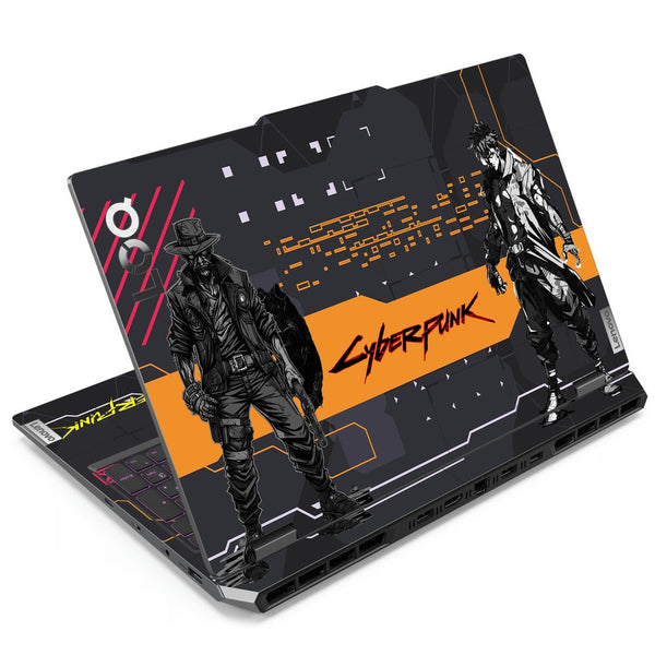 Lenovo LOQ Laptop Skin - Cyberpunk Tech Mercenary