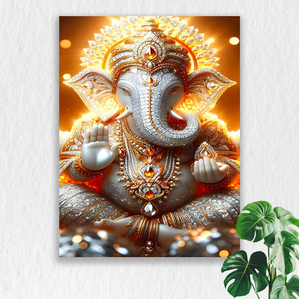 Self Adhesive Textured Vinyl Poster Glorious Ganesha