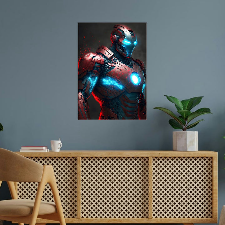 Metal Poster - Superhero Iron Man IM12