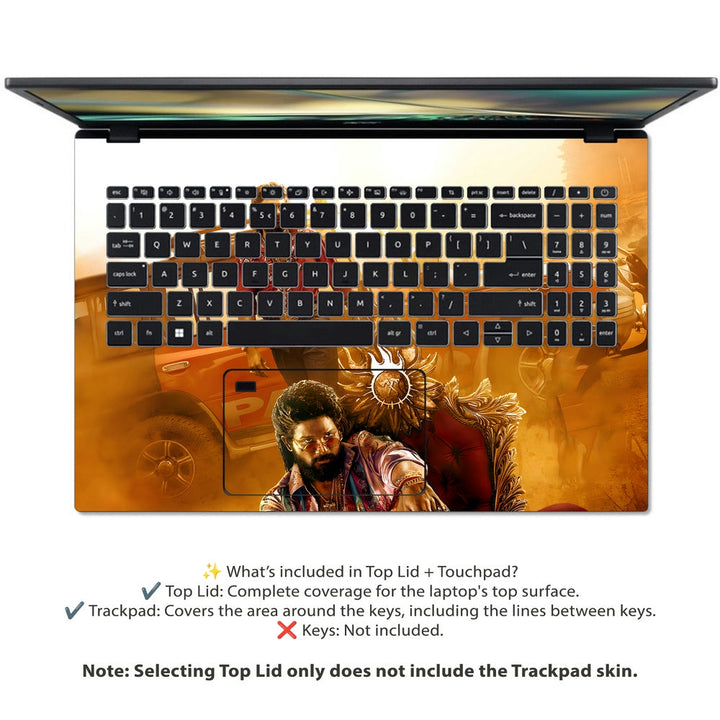 Acer Laptop Skin - Allu Arjun PU02