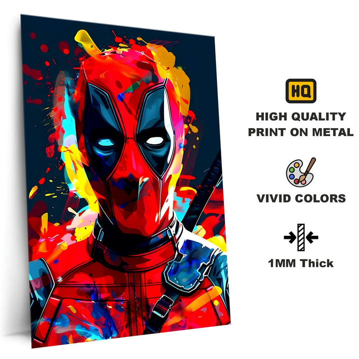 Metal Poster - Superhero Deadpool DP06