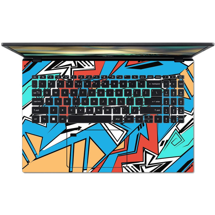 Acer Laptop Skin - Three Black Arrows Abstract