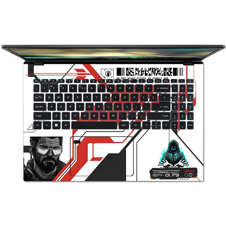 Acer Laptop Skin - Cyberpunk Circuit Overload