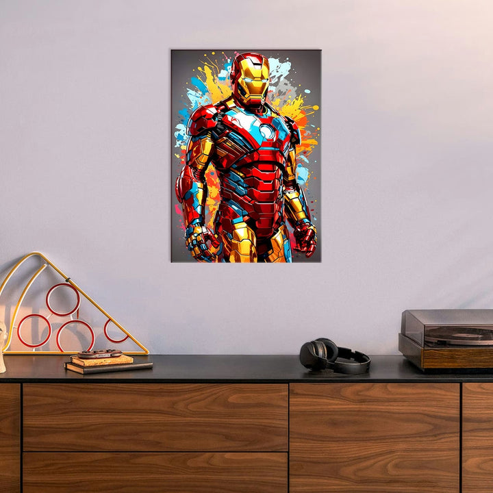 Metal Poster - Superhero Iron Man IM05