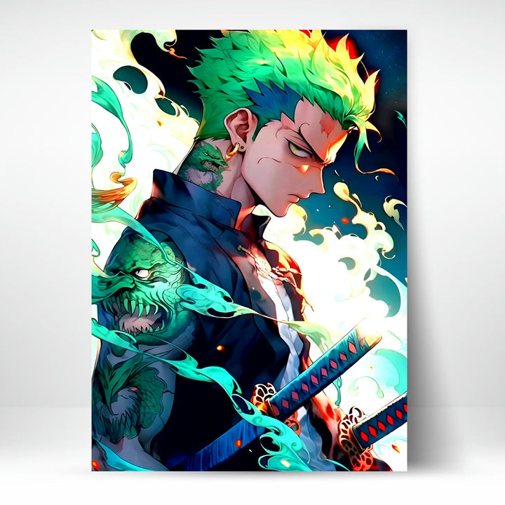 Metal Poster - One Piece Roronoa Zoro OP46