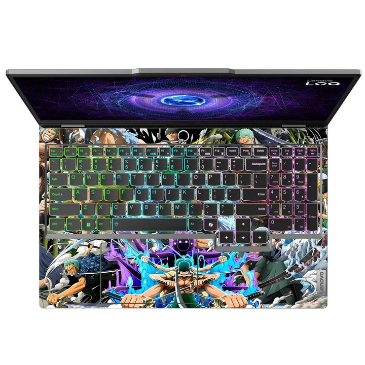 Lenovo LOQ Laptop Skin - Roronoa Zoro Collage