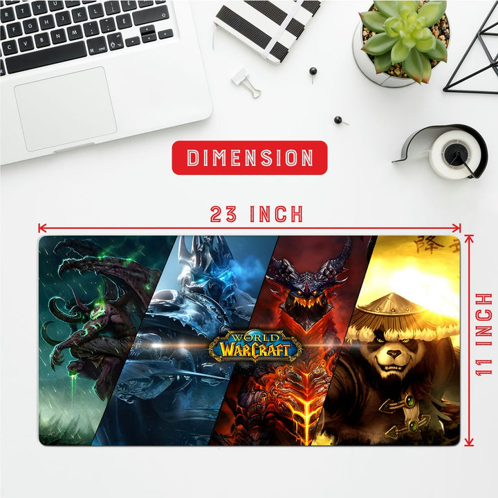 Anti-Slip Desk Mat Gaming Mouse Pad - World Of Warcraft Expansions