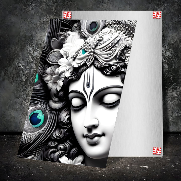 Metal Poster - Lord Krishna LK05