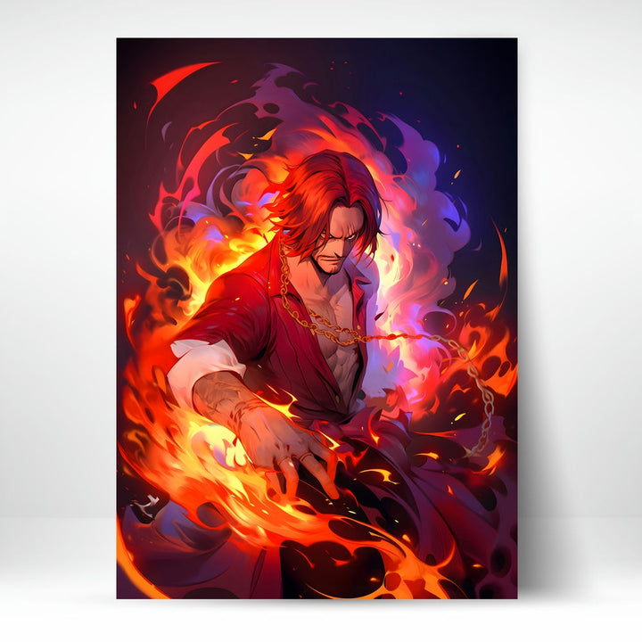 Metal Poster - Anime One Piece Shanks OP70