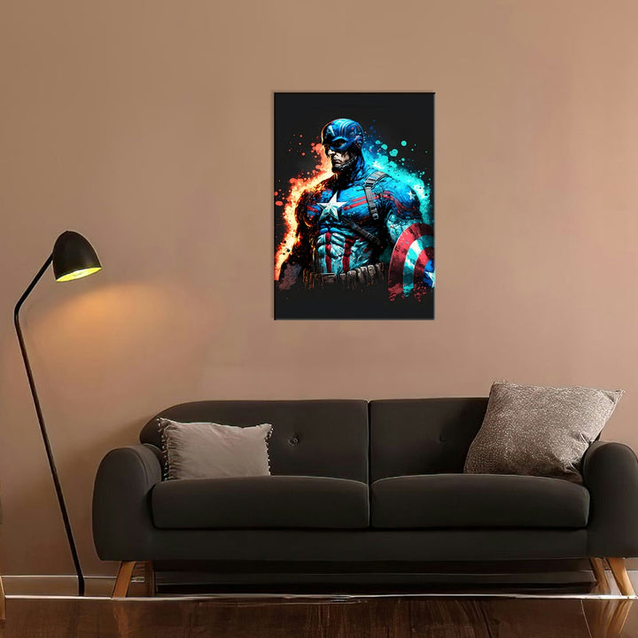 Metal Poster - Superhero Captain America CAP17