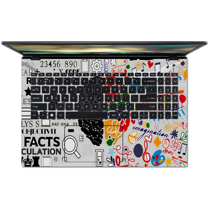 Acer Laptop Skin - brain reasoning