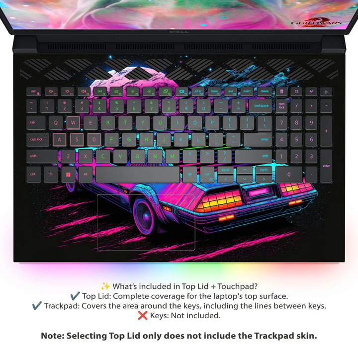 Dell Laptop Skin - Retro Futuristic Ride